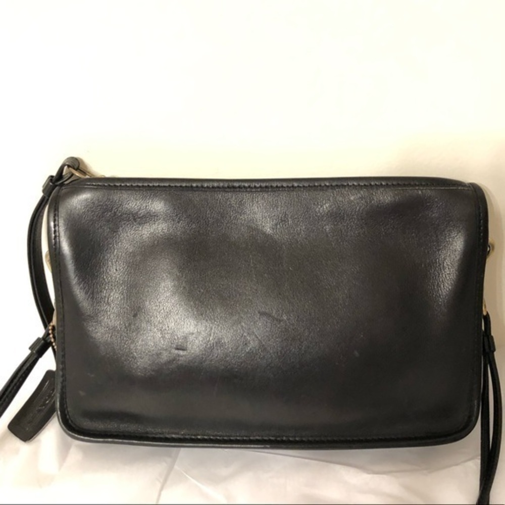 👛 COACH vintage black basic bag New York City